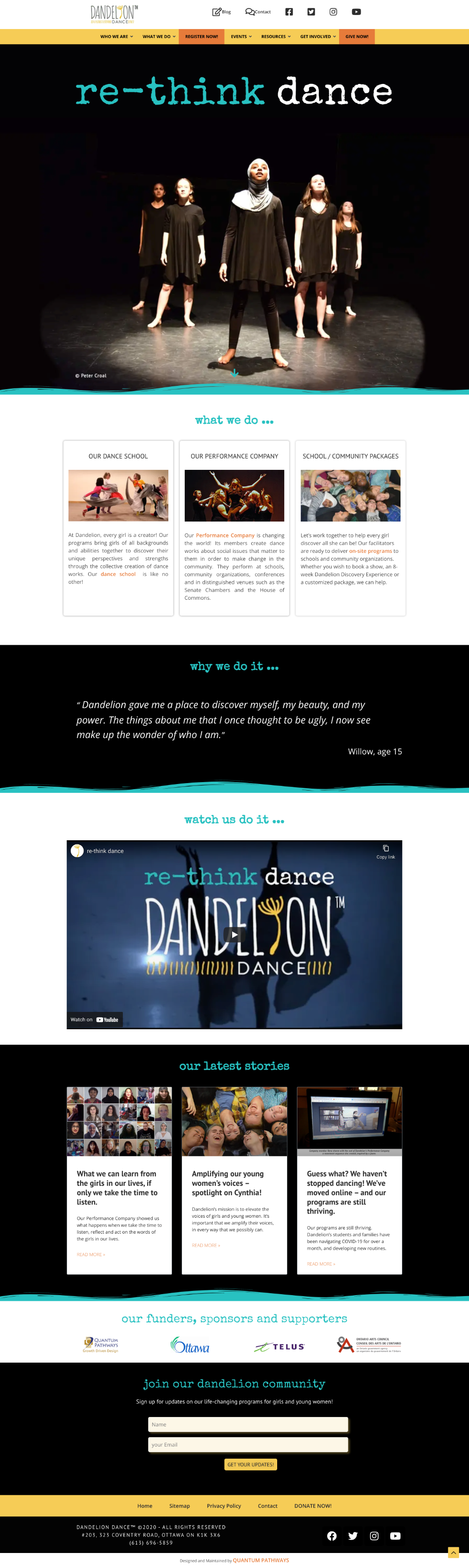 Dandelion Dance homepage